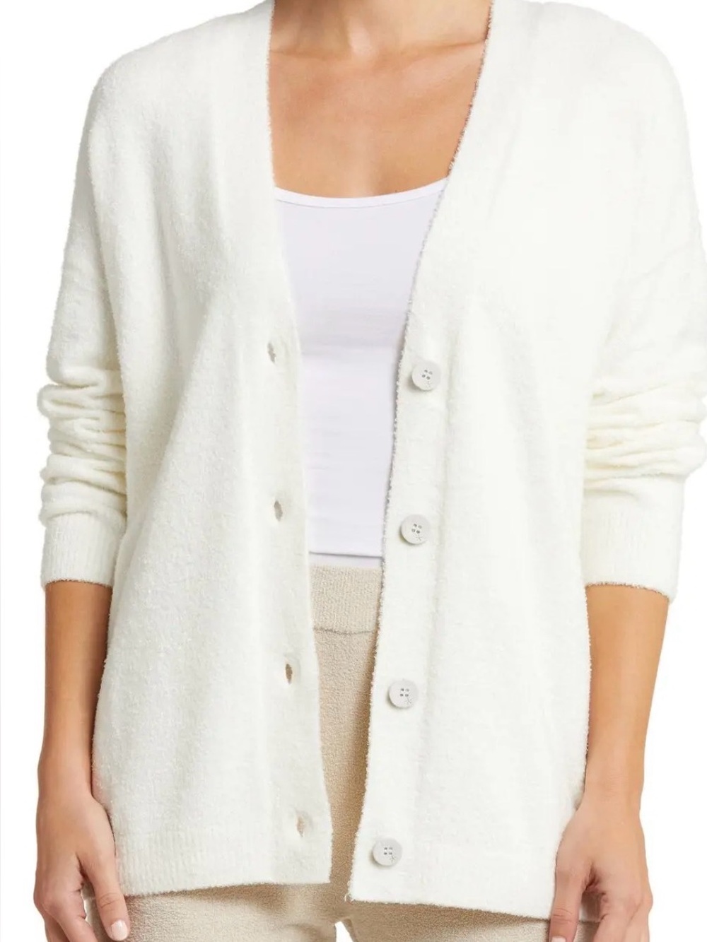 Barefoot Dreams CozyChic Lite Cardigan - size XL